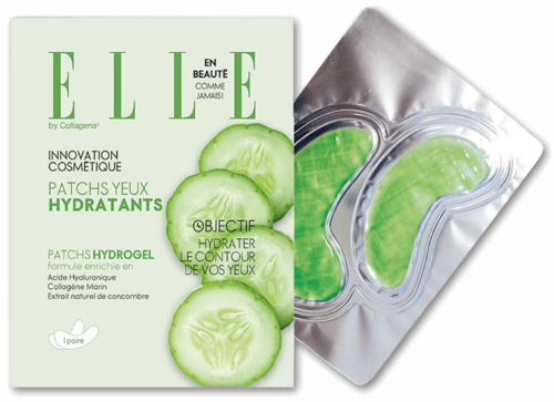 ELLE Eye Patches with Cucumber Juice